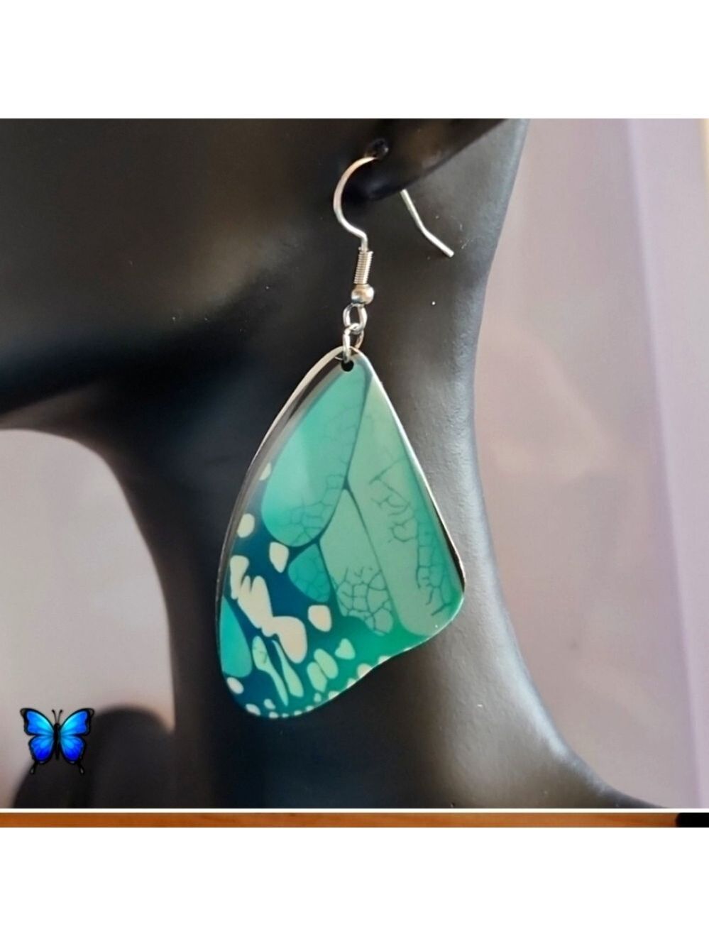 MONARCH Butterfly wing  Earrings🌱